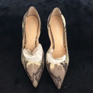 Guess snakeskin pattern stiletto